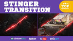 Load image into Gallery viewer, I will create stinger transition screen for kick twitch youtube gaming