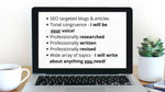 Load image into Gallery viewer, I will write top quality SEO blog posts and articles (500 words)