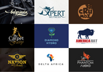 Load image into Gallery viewer, I will do modern minimalist logo design for your business