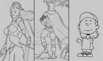 Load image into Gallery viewer, I will make a custom Line Art illustration