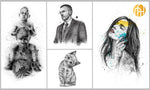 Load image into Gallery viewer, I will draw scribble sketch illustration, as you wish