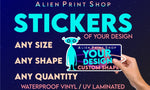 Load image into Gallery viewer, I will print custom vinyl stickers of your logo or design