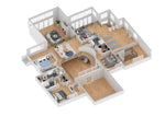 Load image into Gallery viewer, I will convert 2d to 3d floor plan