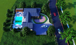 Load image into Gallery viewer, Design backyard front yard garden pool patio deck terrace 3d landscape rendering