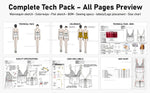 Load image into Gallery viewer, I will make your professional fashion tech pack for production