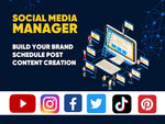 Load image into Gallery viewer, I will be your professional social media manager (1 platform)