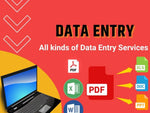 Load image into Gallery viewer, I will do excel data entry, web research, copy paste, list building-5 hours of work
