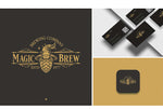 Load image into Gallery viewer, Custom Retro-Inspired Vintage Logo for Your Business (Up to 3 Concepts)