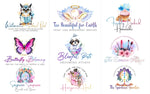 Load image into Gallery viewer, Custom Watercolor-Inspired Logo Design with Premium Quality (Up to 4 Concepts)