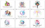 Load image into Gallery viewer, Custom Watercolor-Inspired Logo Design with Premium Quality (Up to 4 Concepts)