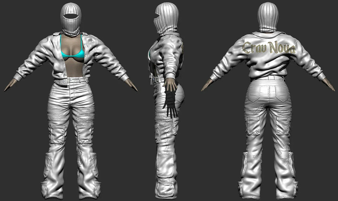 I will make your 3d clothing shoes for sansar, second life and sims