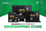 Load image into Gallery viewer, I will create a branded one product shopify dropshipping store (10 pages)