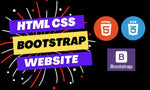 Load image into Gallery viewer, I will design a responsive HTML CSS bootstrap website for you (3 pages creation)