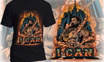 Load image into Gallery viewer, I will create t shirt design with badass character illustration