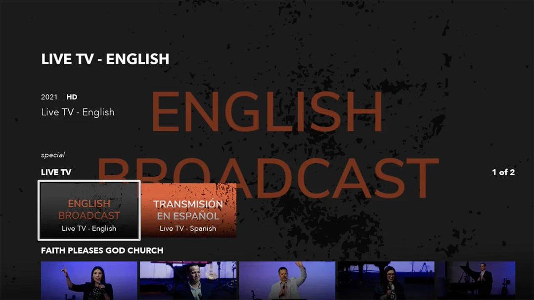 I will create your channel on roku and amazon fire platform