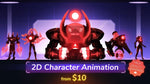 Load image into Gallery viewer, I will make animation for your 2d character with spine-Basic Animation
