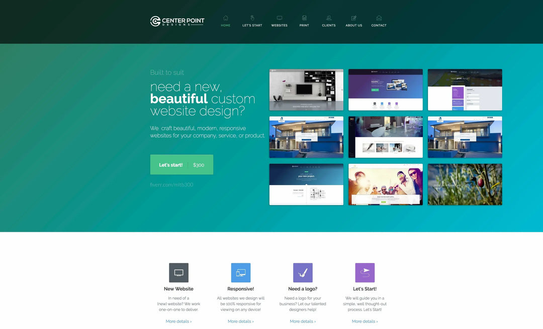 I will design a professional responsive website for your business