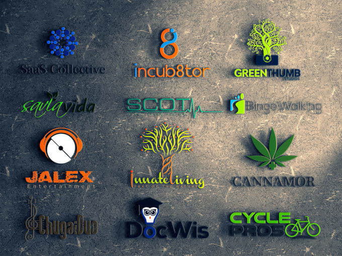 High-Quality 3D Logo Creation with Depth and Dimension (Up to 10 Concepts)