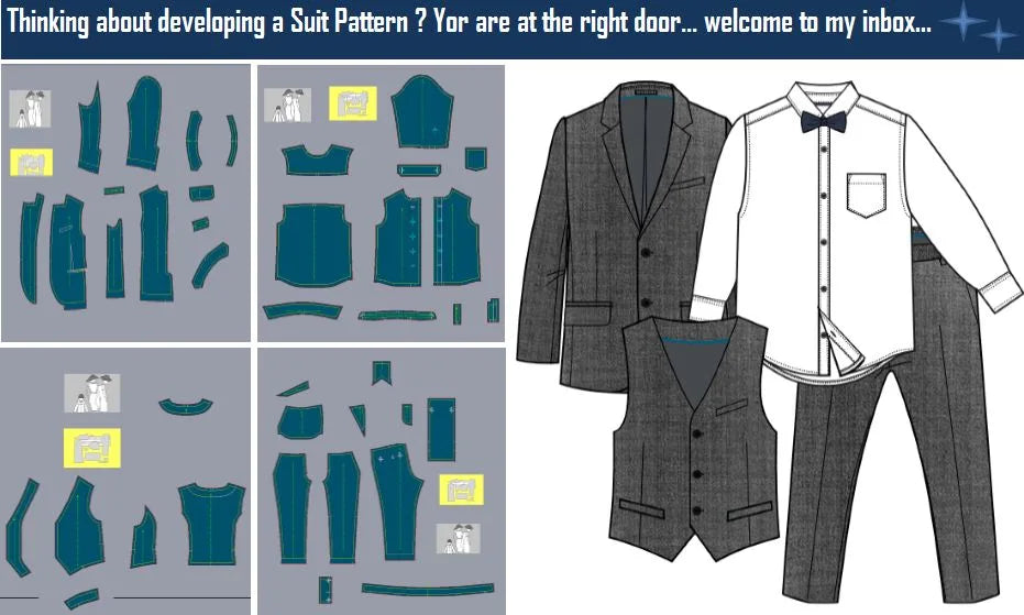 I will make clothing pattern for sewing