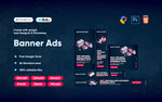 Load image into Gallery viewer, I will design animated HTML5 banner ads for google adwords or adroll