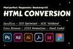 Load image into Gallery viewer, I will convert psd, pdf to html, responsive bootstrap (1 page)