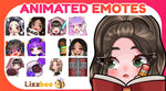 Load image into Gallery viewer, I will create cute animated emotes