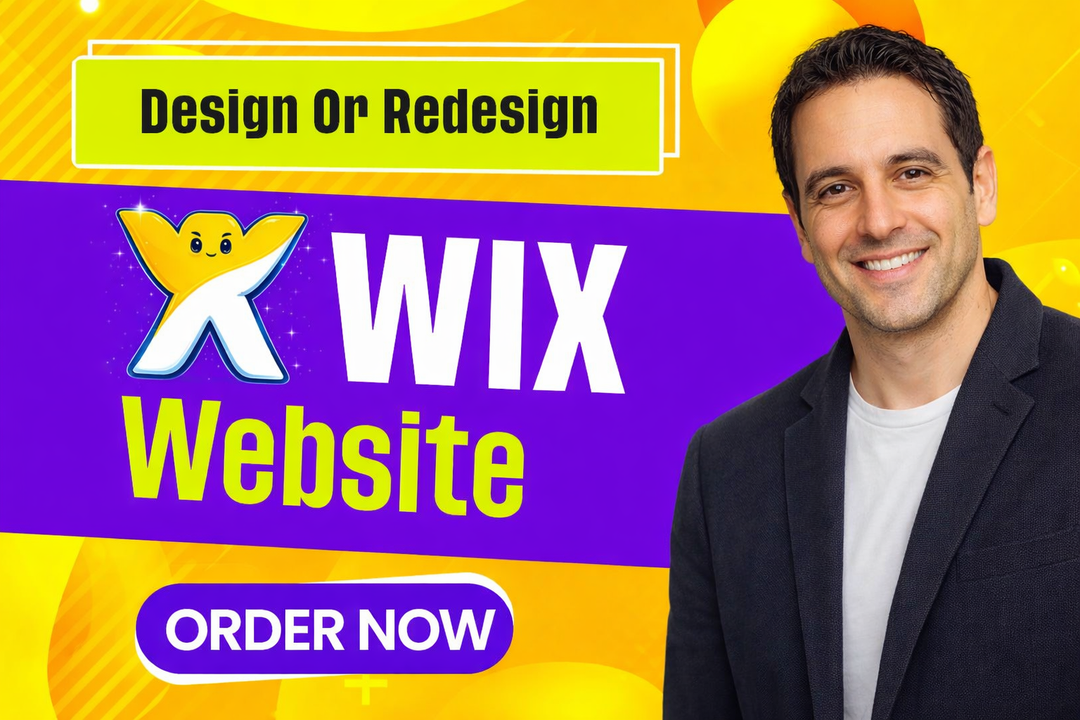 I will design (OR) redesign your Wix website with up to 20 pages
