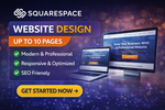 Load image into Gallery viewer, I will design and develop a custom Squarespace website with up to 10 pages