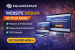 Load image into Gallery viewer, I will design and develop a custom Squarespace website with up to 20 pages