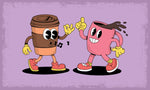 Load image into Gallery viewer, Create classic vintage retro mascot cartoon character illustration