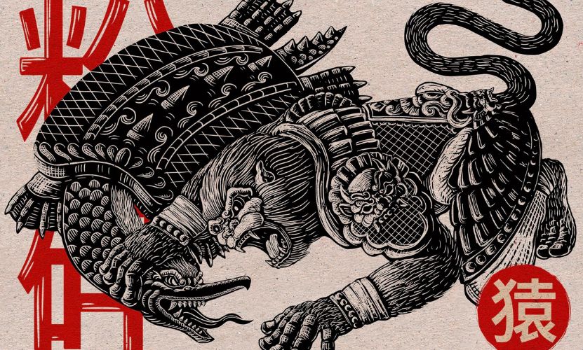 I will create awesome linocut illustration for your brand