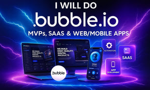 We will develop a custom Bubble.io app with up to 10 pages