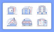 Create modern icon design, custom icons and vector icon set