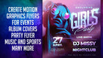 Load image into Gallery viewer, Create animate motion graphics flyer, event flyer, party flyer, sports flyer