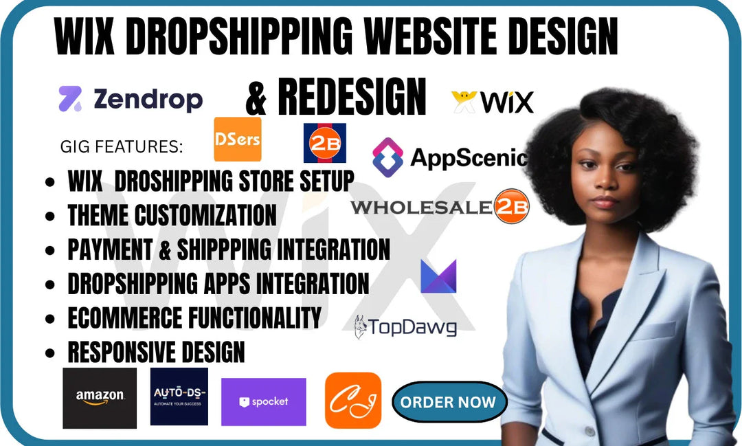 We will build a professional Wix dropshipping store with up to 5 pages and 20 products