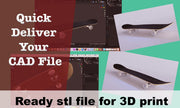 I will design 3d cad model for 3d printing and edit stl,obj file
