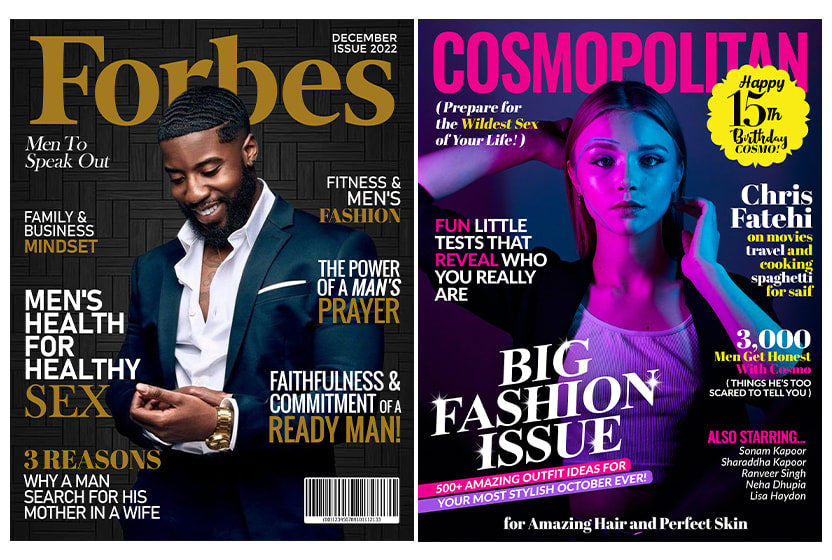 Design amazing magazine cover
