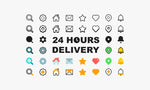 Load image into Gallery viewer, Design minimalist custom icons for your app website or brand