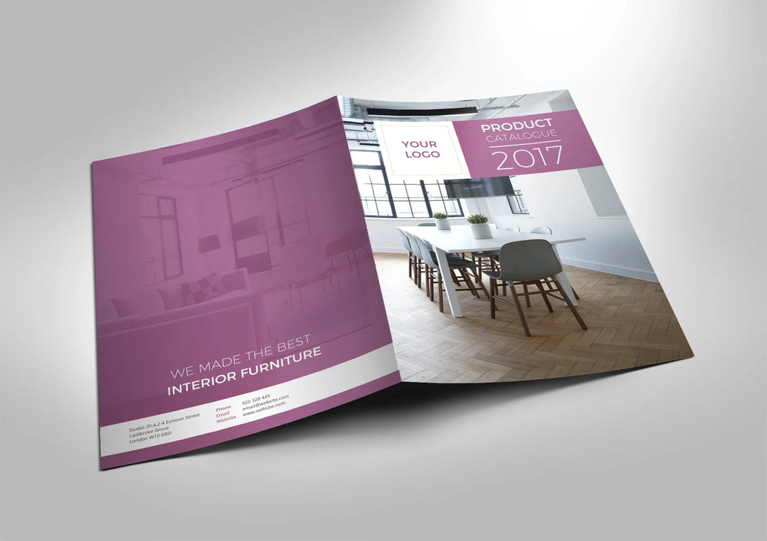 Design brochure or catalog for your business