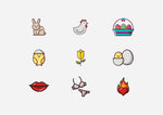Load image into Gallery viewer, Design unique, simple and modern custom icons set