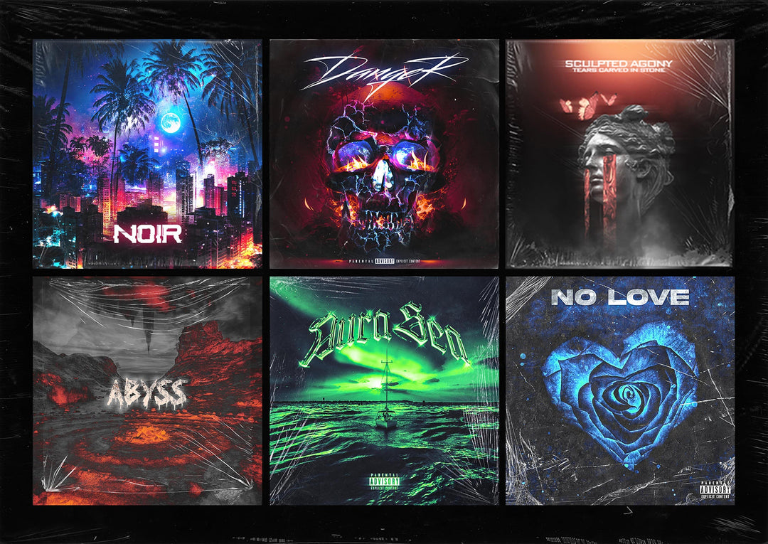 Design unique music album cover art