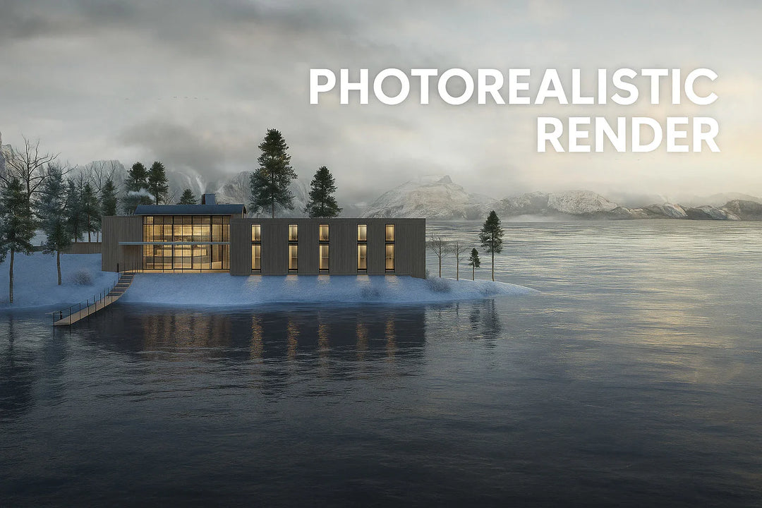 I will create photorealistic 3d exterior and interior renderings for your house