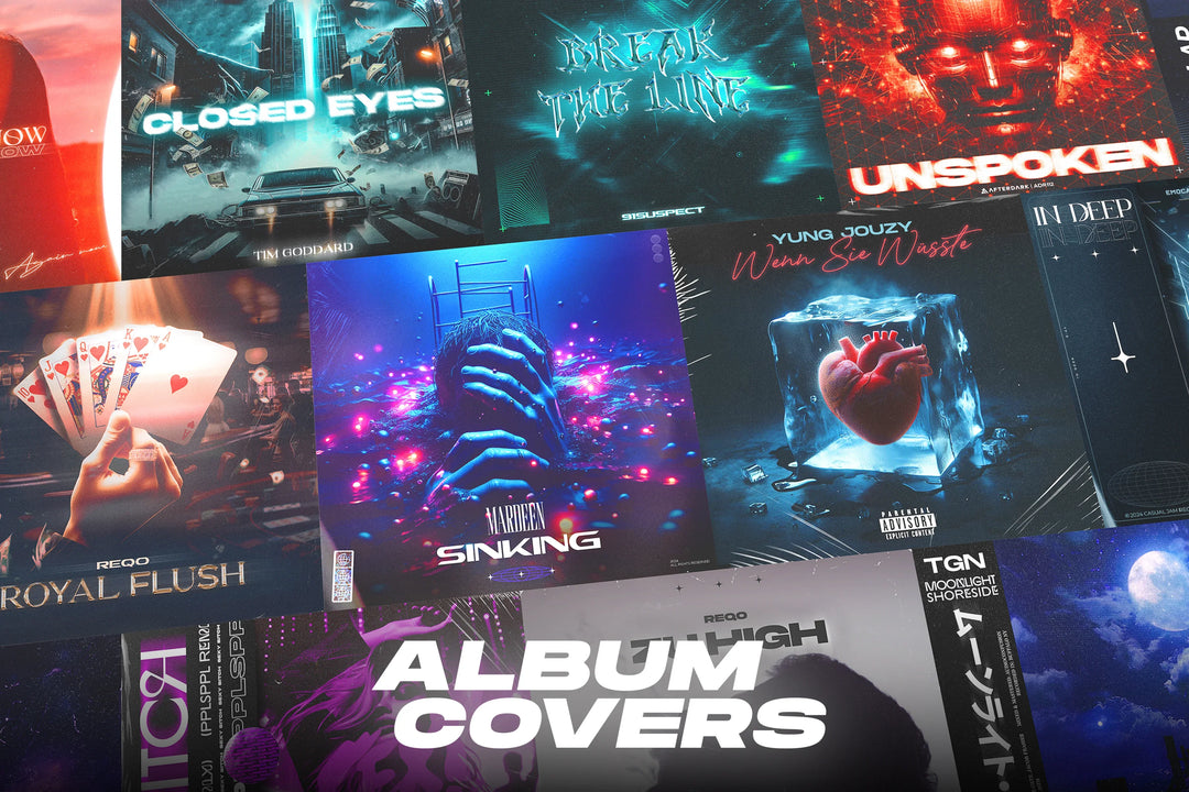 Design creative music album cover art and song artwork