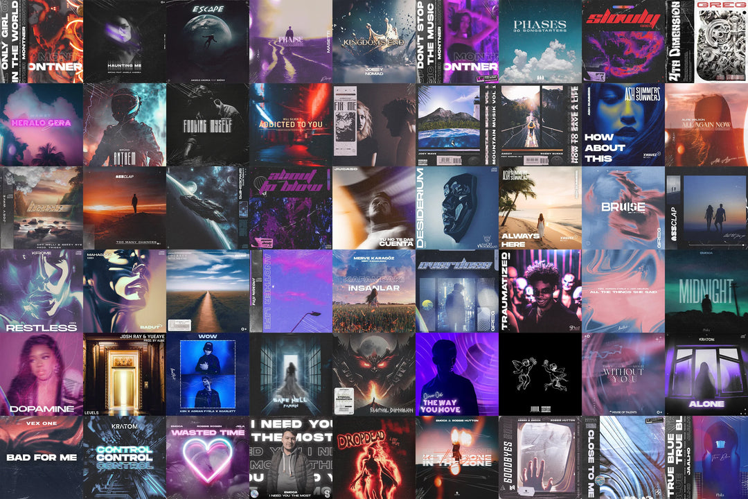 Design creative music album cover art and song artwork