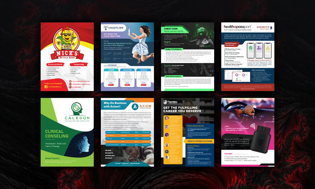 Design brochure product booklet and catalog for your business