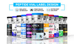 Load image into Gallery viewer, Do peptide vial label, vial label design, product label design