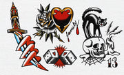 Draw custom American traditional tattoo design for you