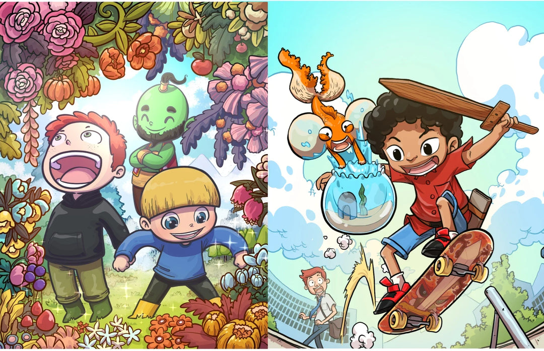 Create custom children book illustrations and cartoon storybook art
