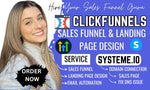 Load image into Gallery viewer, We will build high converting sales funnels and landing pages in ClickFunnels