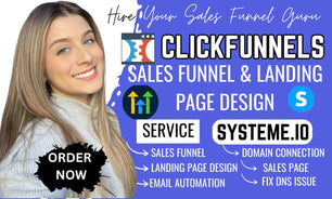We will build high converting sales funnels and landing pages in ClickFunnels